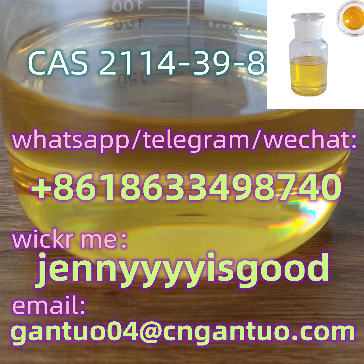 CAS 2114-39-8 top quality in stock  (2-Bromopropyl)benzene รูปที่ 1