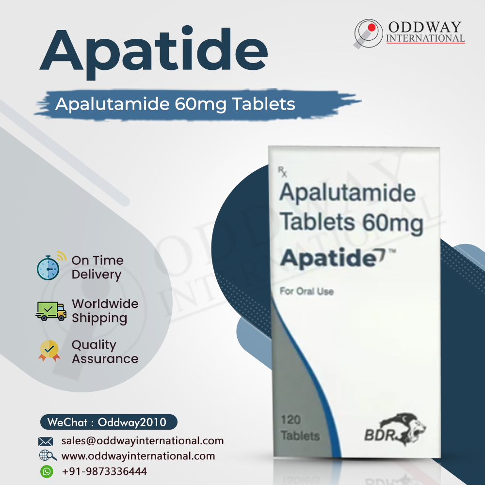 Apatide 60mg แท็บเล็ตสำหรับมะเร็งต่อมลูกหมาก รูปที่ 1