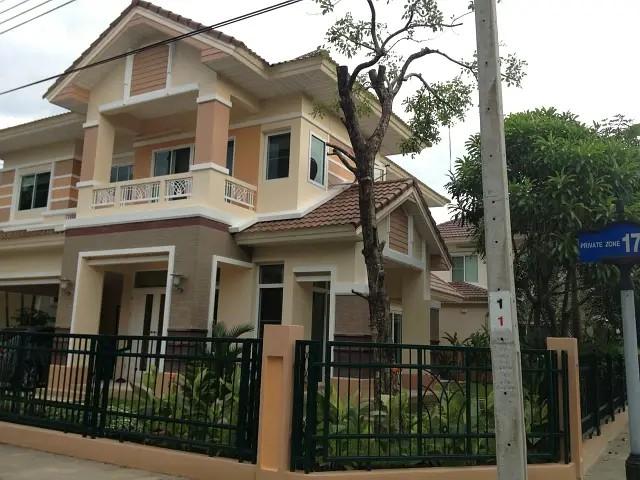 POR2535 ให้เช่า บ้านเดี่ยว 2 ชั้น หมู่บ้านเพอร์เฟคเพลส รามคำแหง 164 เขตมีนบุรี Perfect Place Ramkhamhaeng 164 ตกแต่งพร้อมอยู่ รูปที่ 1