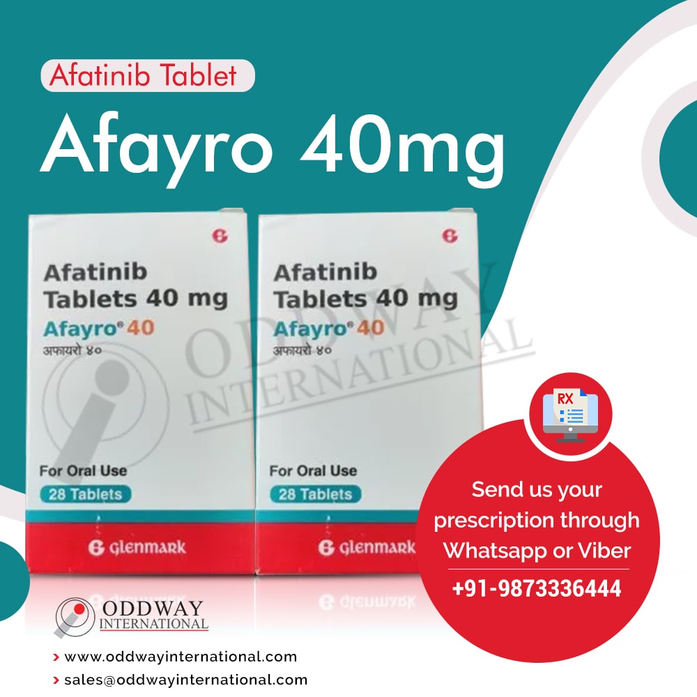 รับราคา Afayro สำหรับยาชื่อแบรนด์ Afatinib ในราคาประหยัด รูปที่ 1