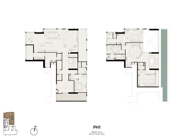 ขาย Romm convent type Penthouse ใกล้ BTS ศาลาแดง 4 ห้องนอน ราคา 146.46 ล้านบาท Tel : 082-626-8246 รูปที่ 1