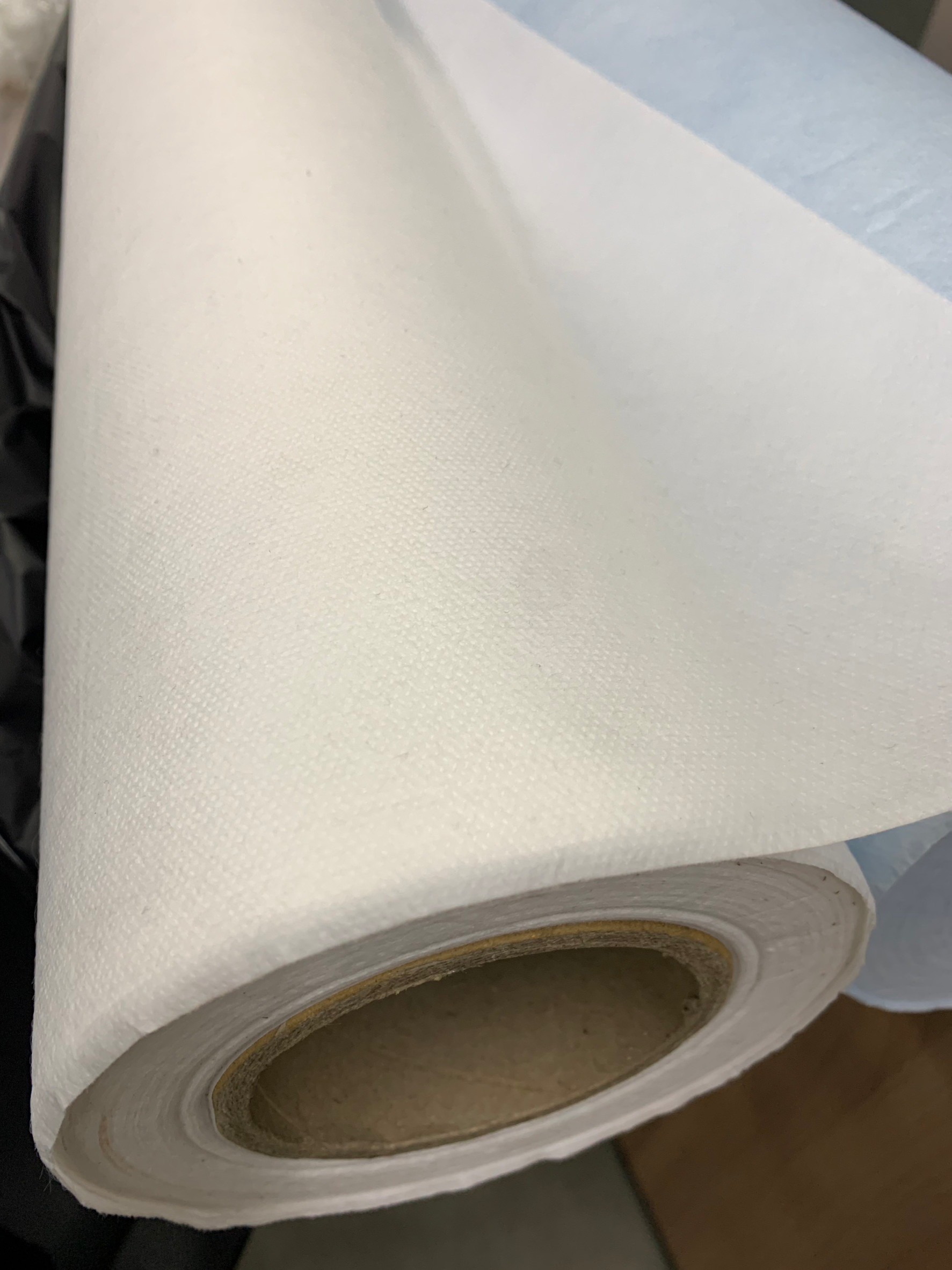 ผ้านอนวูฟเวนชนิดผ่องถ่ายอากาศได้ White Non-Woven Fabric Breathable Cloth-like (Medical Grade) รูปที่ 1