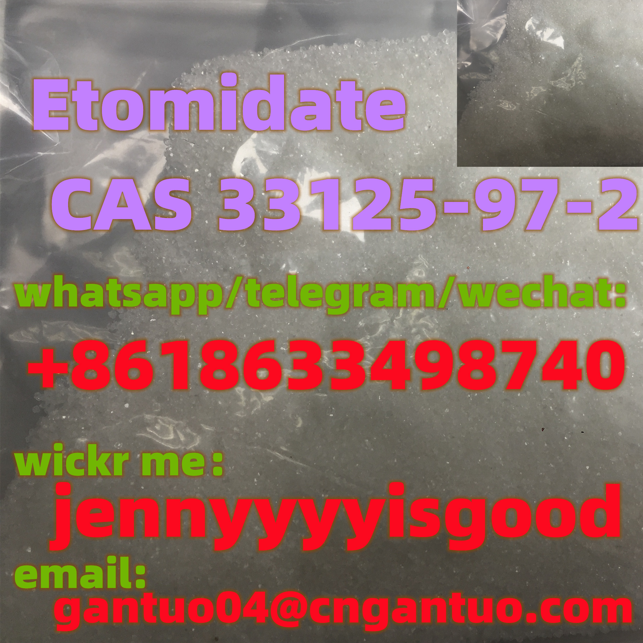 New Etomidate CAS 33125-97-2 high purity รูปที่ 1
