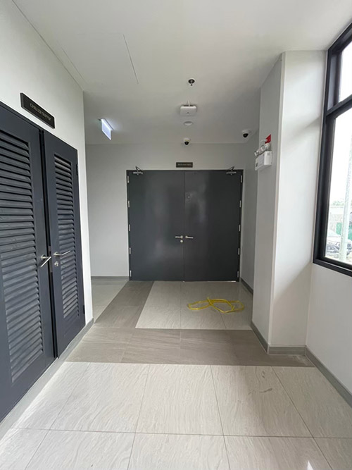 ประตูเหล็กบานคู่ ราคาถูก Steel Door รูปที่ 4