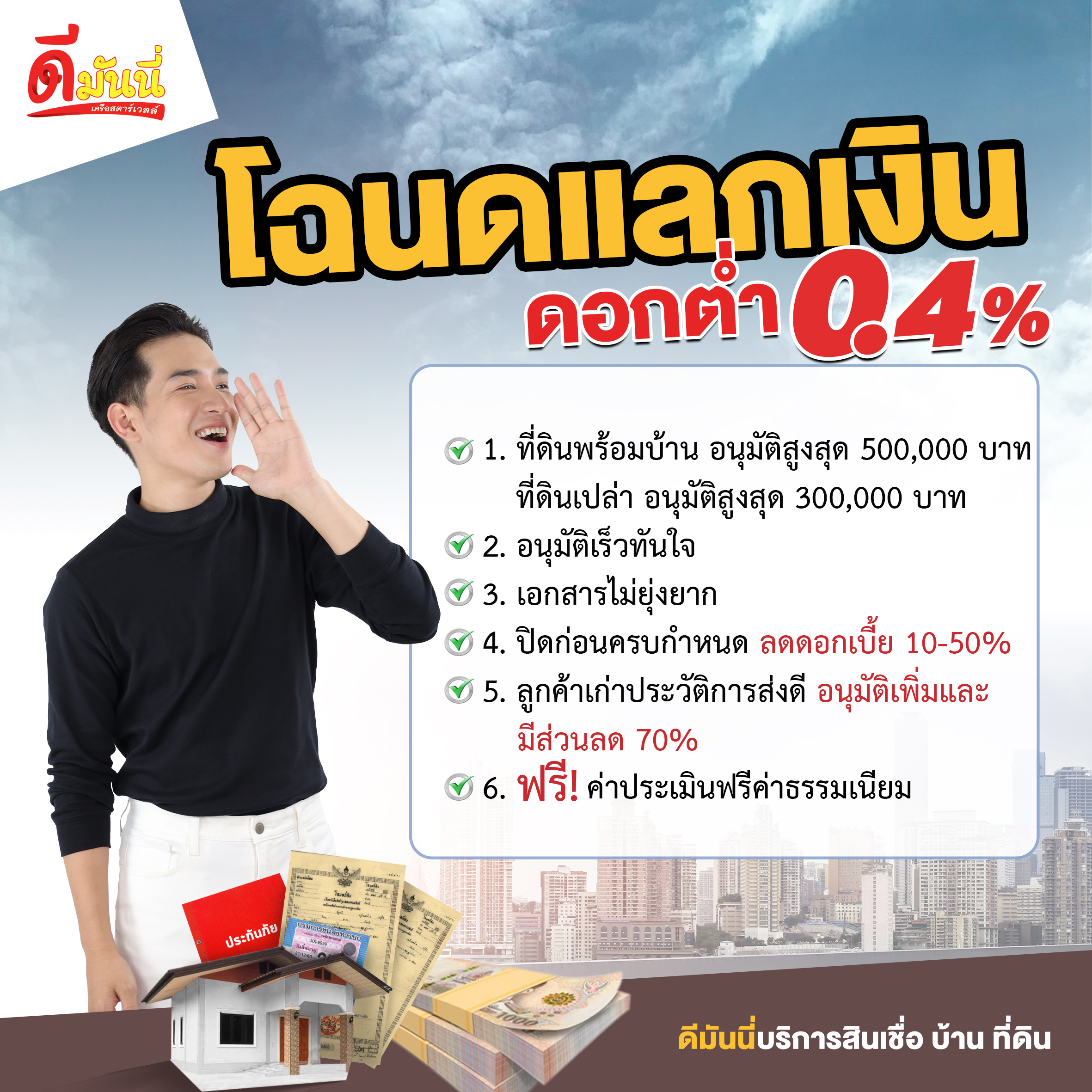 สินเชื่อบ้านและที่ดิน รูปที่ 1