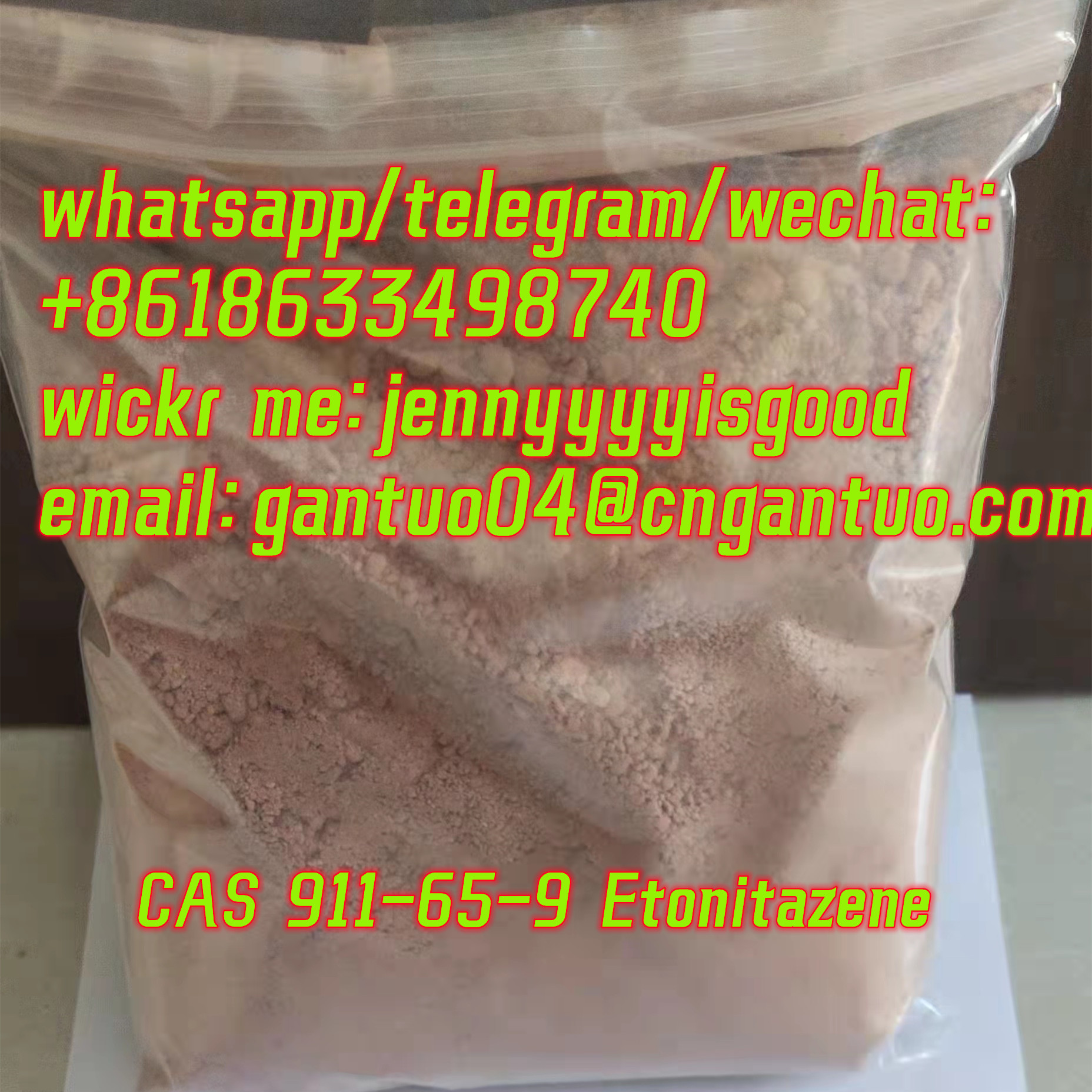 CAS 911-65-9 Etonitazene  รูปที่ 1