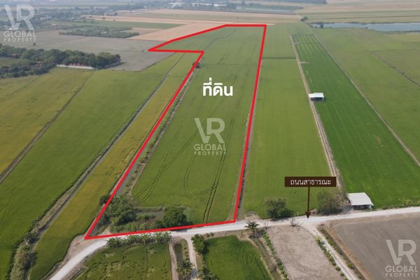 ขายที่ดินแปลงใหญ่ บางเลน นครปฐม พื้นที่รวม 53-2-60 ไร่ อากาศบริสุทธิ์ ลมพัดเย็นสบาย แวดล้อมไปด้วยท้องนา รูปที่ 4