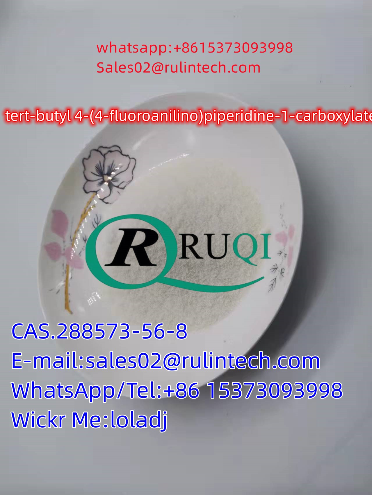 CAS.288573-56-8  Name:tert-butyl 4-(4-fluoroanilino)piperidine-1-carboxylate รูปที่ 5