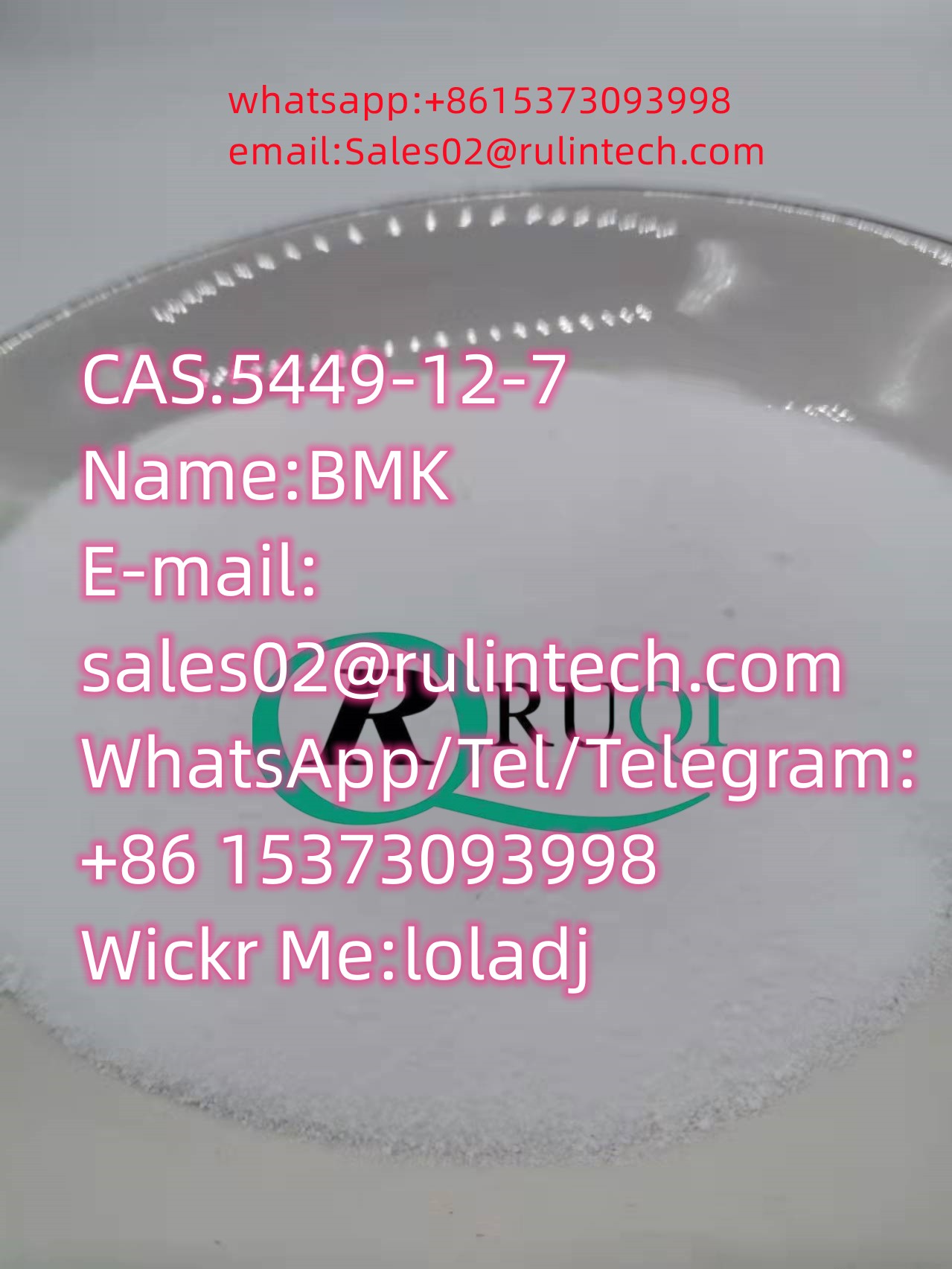 CAS.5449-12-7  Name:BMK รูปที่ 3