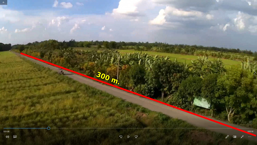 ขาย ที่ดิน หน้ากว้าง 300 ม - 9 ไร่ 3 งาน 50 ตร.วา เหมาะทำจัดสรร จากปากซอย คลองสี่ตะวันออก 75 200 ม. รูปที่ 2
