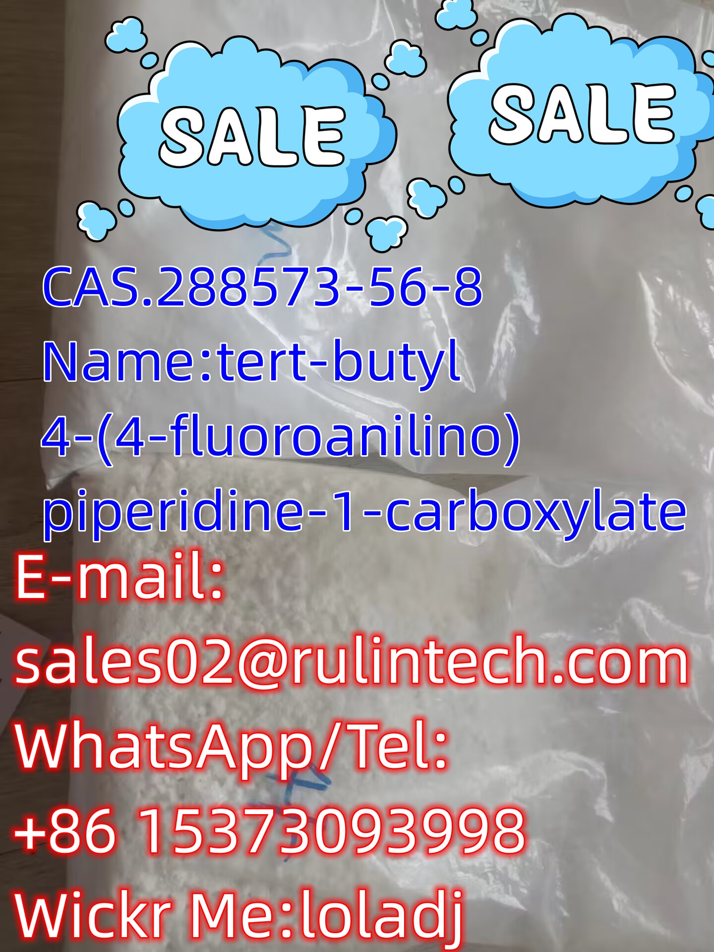 CAS.288573-56-8  Name:tert-butyl 4-(4-fluoroanilino)piperidine-1-carboxylate รูปที่ 4