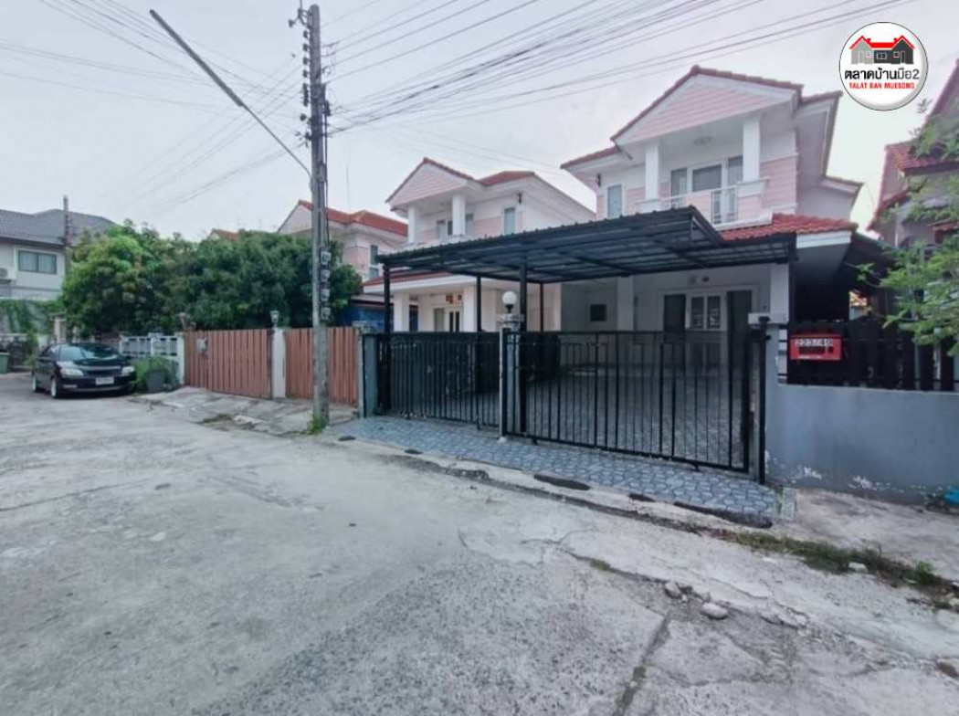 ขาย บ้านแฝด รีโนเวทใหม่ทั้งหลังพร้อมอยู่ หมู่บ้านทิพมาศ เสรี-บางนา บางบ่อ 100 ตรม. 40 ตร.วา . รูปที่ 2