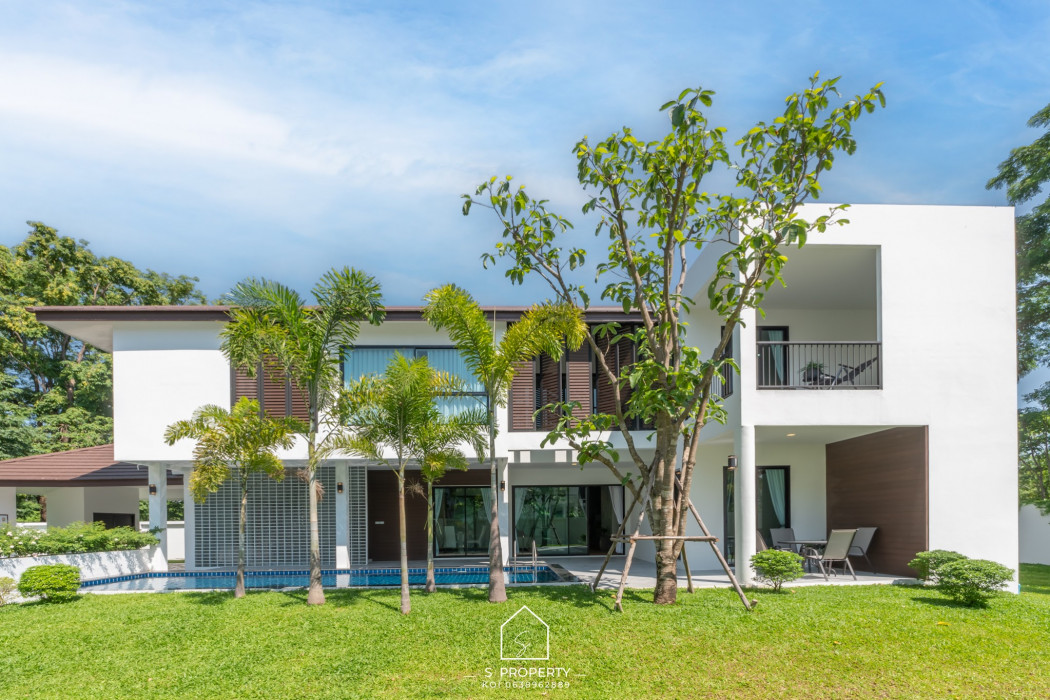 ขาย บ้านเดี่ยว Modern Pool villa with furniture  หมู่บ้านวังตาล 500 ตรม. 216 ตร.วา หางดง เชียงใหม่ ใกล้สนามบิน รูปที่ 1