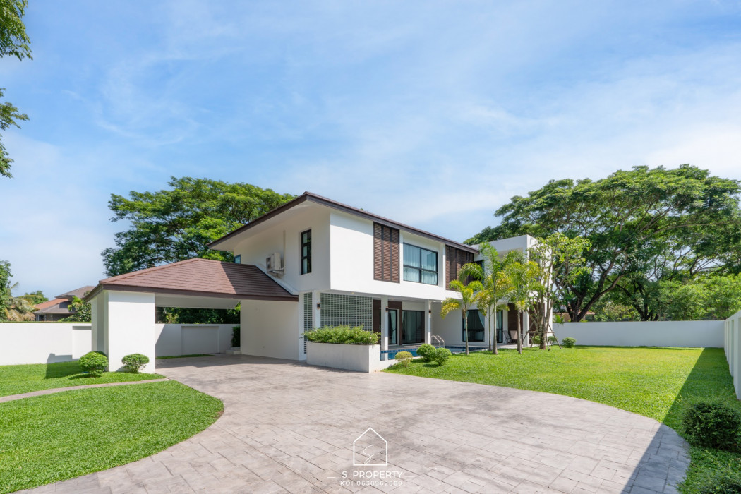 ขาย บ้านเดี่ยว Modern Pool villa with furniture  หมู่บ้านวังตาล 500 ตรม. 216 ตร.วา หางดง เชียงใหม่ ใกล้สนามบิน รูปที่ 3