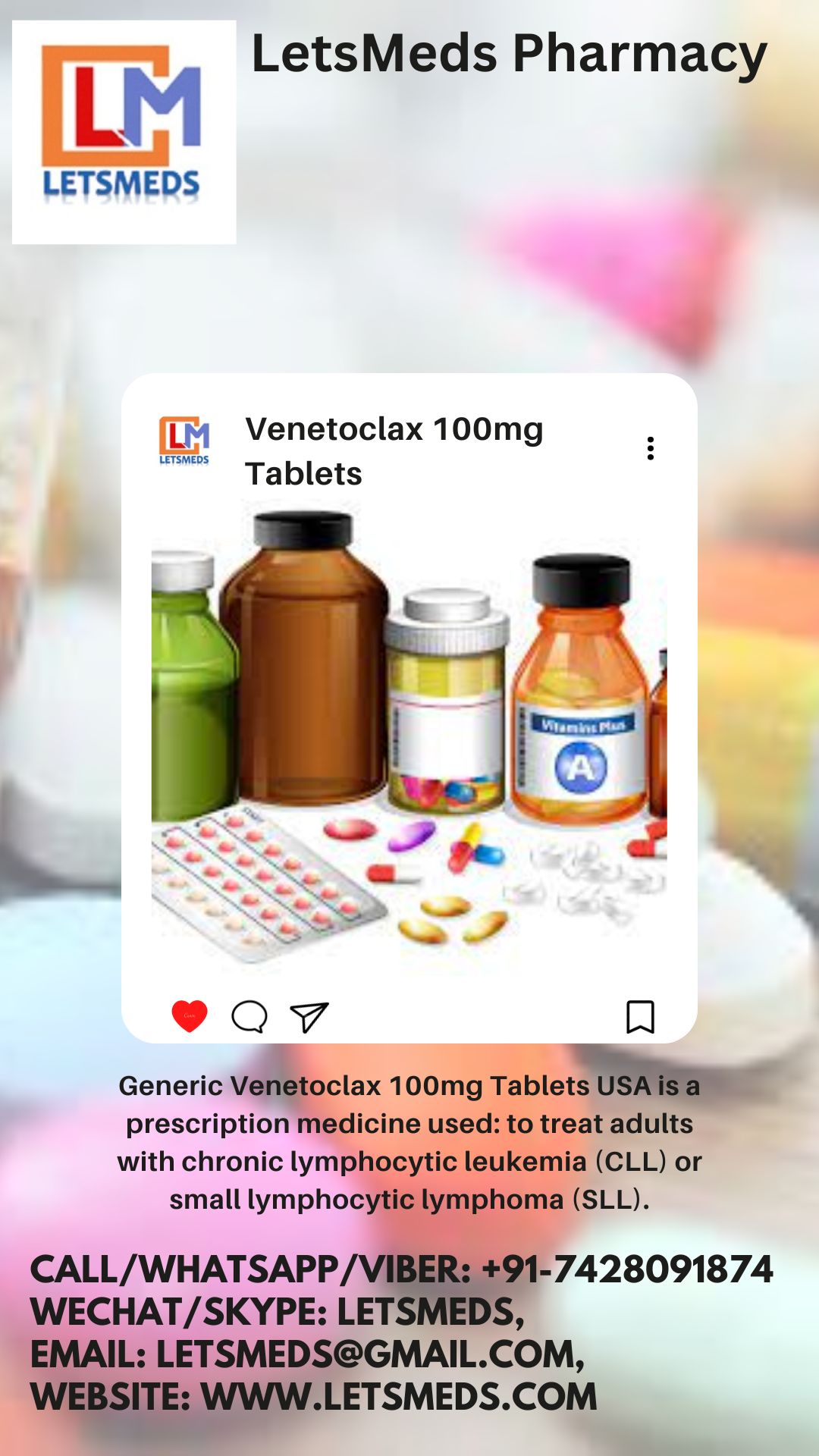 Purchase Generic Venetoclax Tablets Online Price Malaysia USA รูปที่ 1