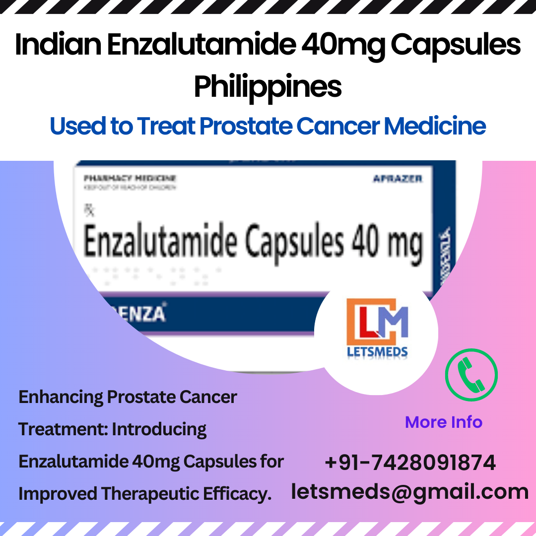 Buy Generic Enzalutamide 40mg Capsules Online Price USA China UAE รูปที่ 1