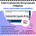 Buy Generic Enzalutamide 40mg Capsules Online Price USA China UAE