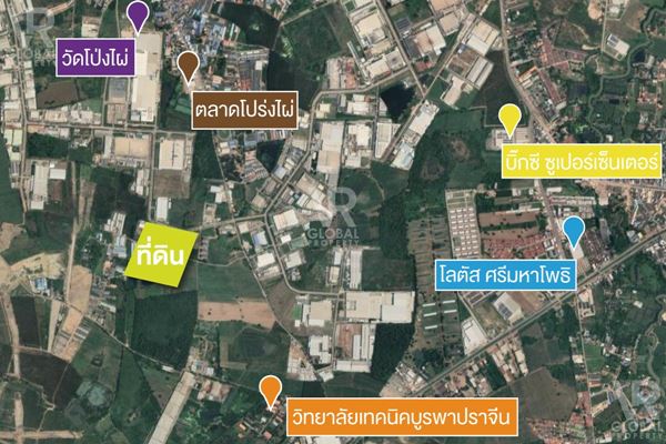 ขายที่ดินแปลงสวย 7 ไร่กว่า ทำเลทอง อ.ศรีมหาโพธิ จ.ปราจีนบุรี ด้านหน้า และด้านหลังมีถนนสาธารณะ รูปที่ 5