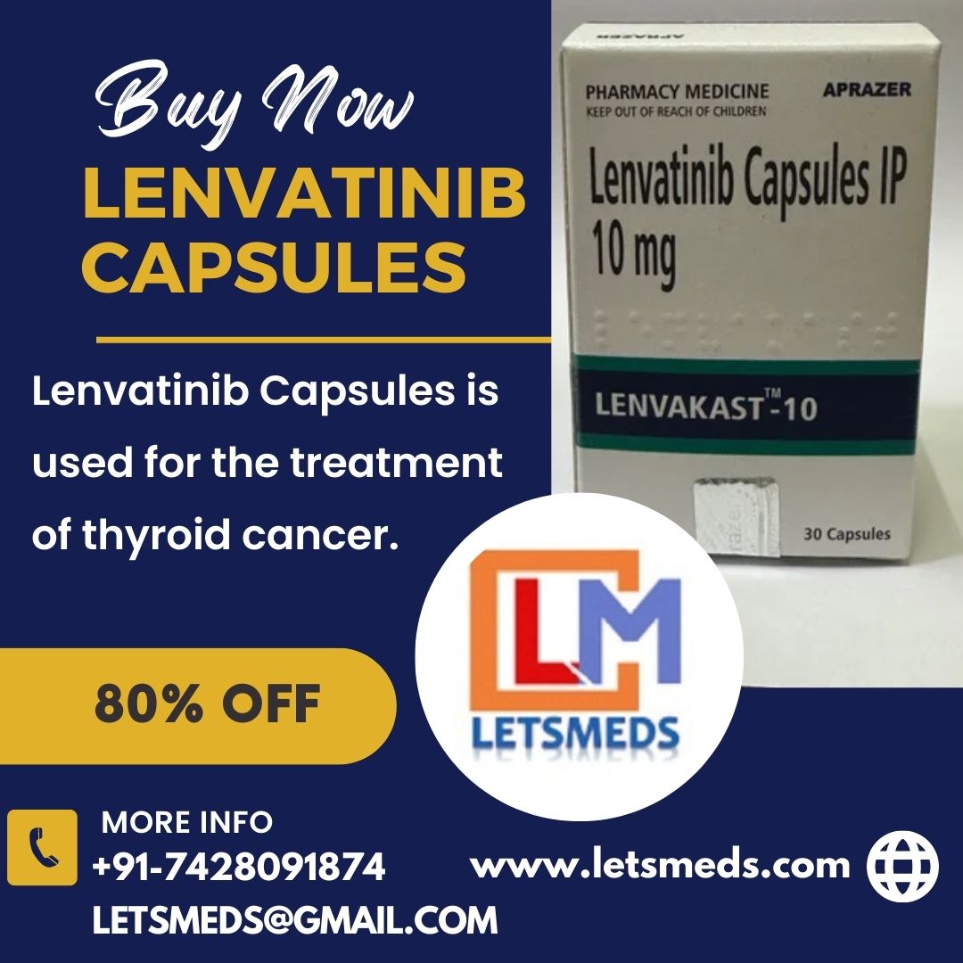 Buy Indian Lenvatinib 10mg Capsules Online Cost China Taiwan รูปที่ 1