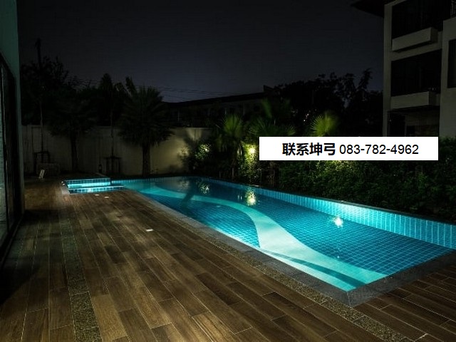 for rent  2 luxury houses Domderit style luxury private pool  Rama 9 area rent 800000 12 bedrooms รูปที่ 1