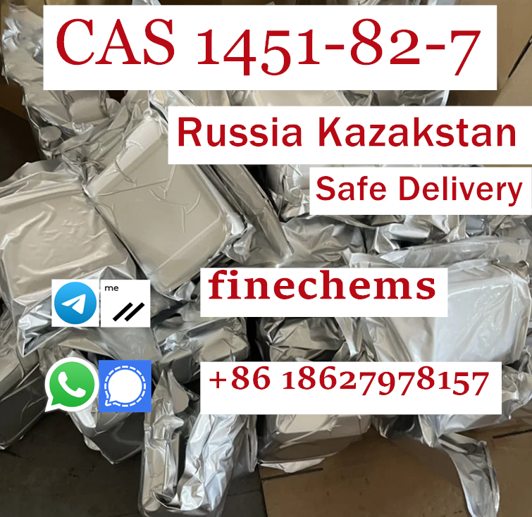 Russia hot selling Cas1451-82-7 2-Bromo-4-Methylpropiophenone Telegram: finechems รูปที่ 1