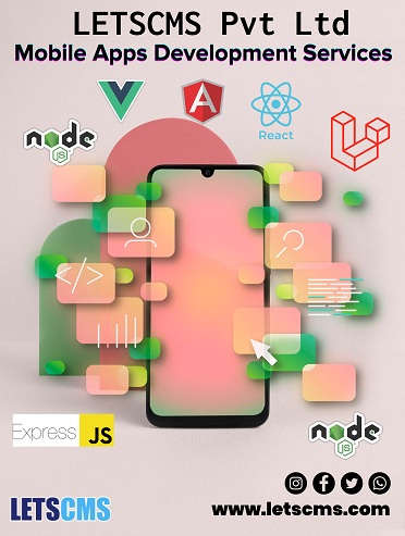 Top Mobile App Development Service & Technologies: Express.js, React Native, iOS, React.js, Vue.js, Node.js, Angular, Ionic by LETSCMS Pvt Ltd รูปที่ 3