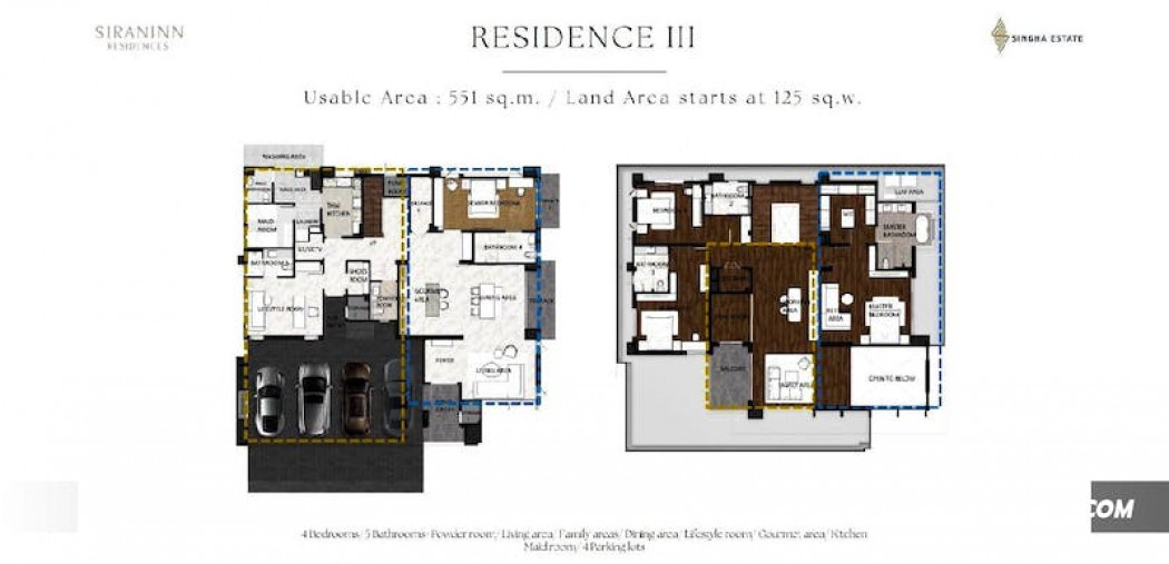 ขาย บ้านเดี่ยว ขายบ้านเดี่ยว 2 ชั้น SIRANINN RESIDENCES ซ.พัฒนาการ 32 เนื้อที่ 125 ตร.ว. 1000 ตรม. 125 ตร.วา รูปที่ 5