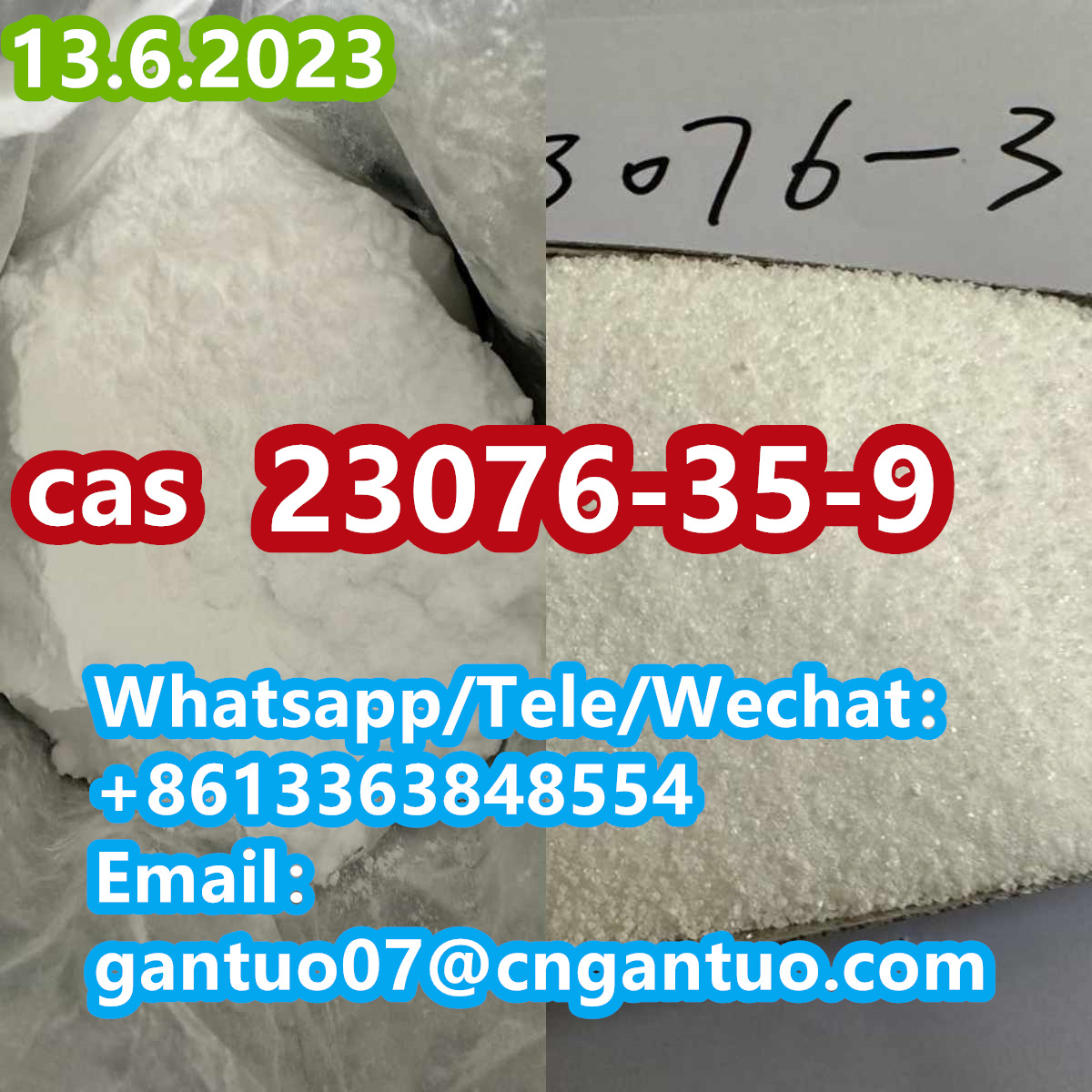 Factory supply CAS 23076-35-9 Xylazine hydrochloride รูปที่ 1