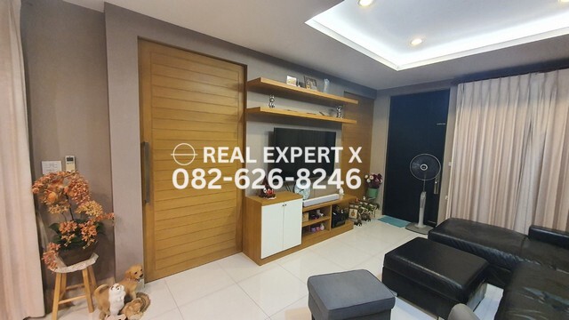 บ้านเดี่ยว มัณฑนา วงแหวน - อ่อนนุช3 ใกล้สวนหลวงร.9 4 ห้องนอน เช่า 60k โทร 082-6268246 รูปที่ 1