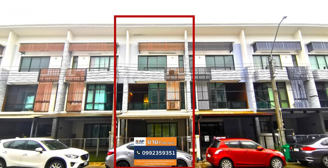 ขาย ทาวน์โฮม 3ชั้น Plex Bangna 190 ตรม. 22 ตร.วา ติดถนนเมน รูปที่ 1