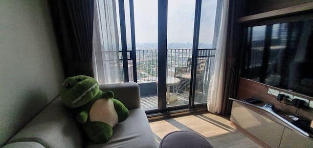 Ideo O2 spacious beautiful view clean 33rd floor BTS Bangna รูปที่ 1