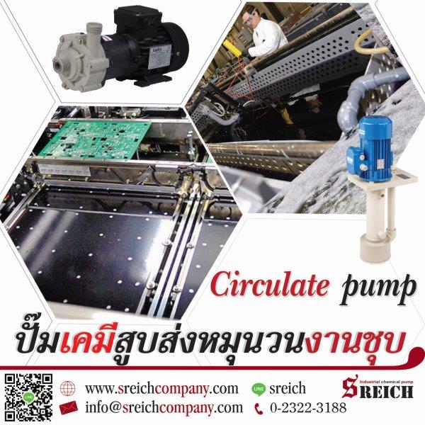 Circulate pumps CTM ปั๊มสูบส่งเคมีหมุนวนในบ่อเพื่อกระบวนการชุบ เคลือบ รูปที่ 1