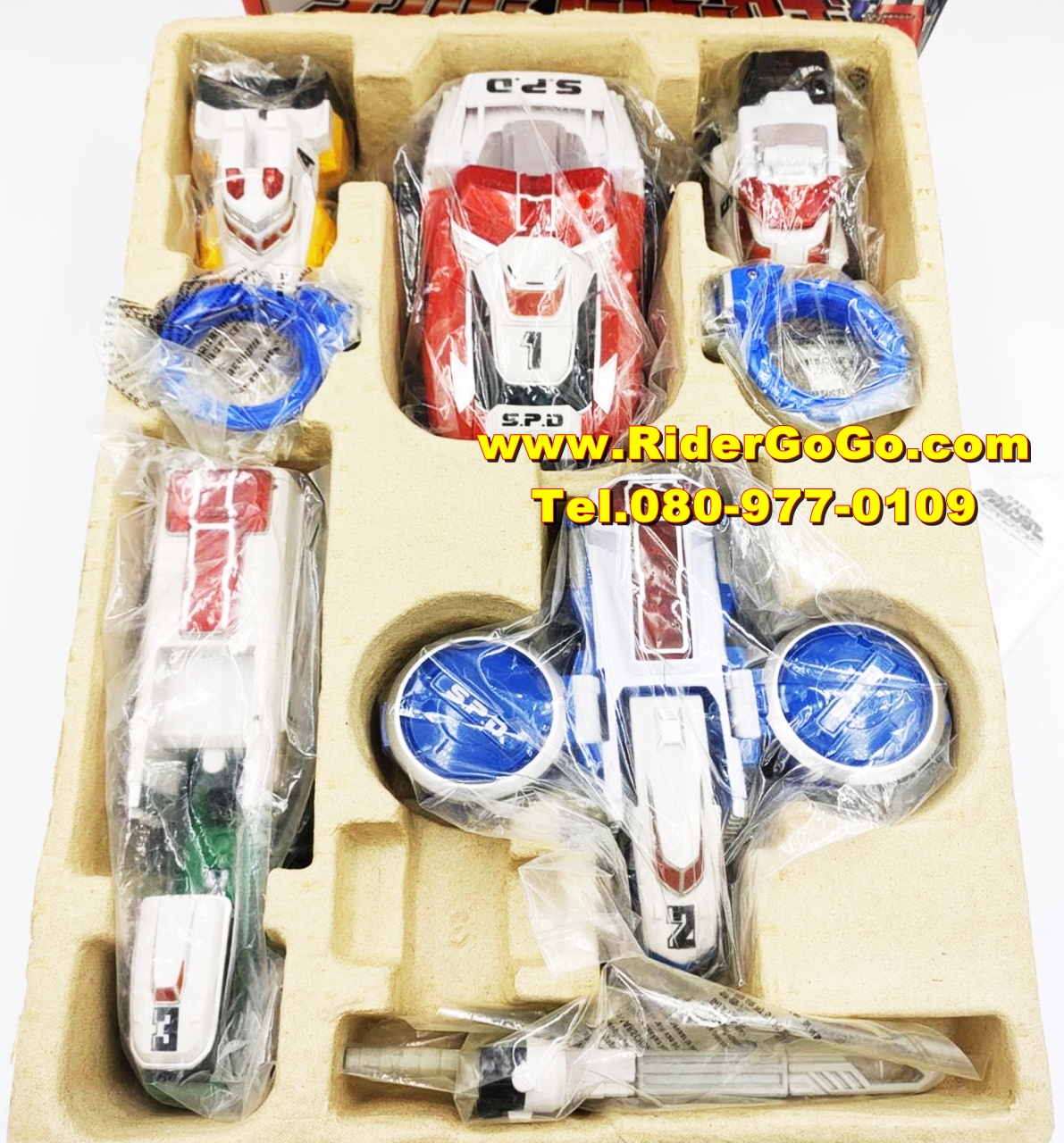 หุ่นยนต์ขบวนการมือปราบผู้พิทักษ์ เดกะเรนเจอร์ เดกะเรนเจอร์โรโบ DekaRanger (DX Dekaranger Robo) สภาพสวยใหม่ของแท้จากประเทศญี่ปุ่น รูปที่ 4