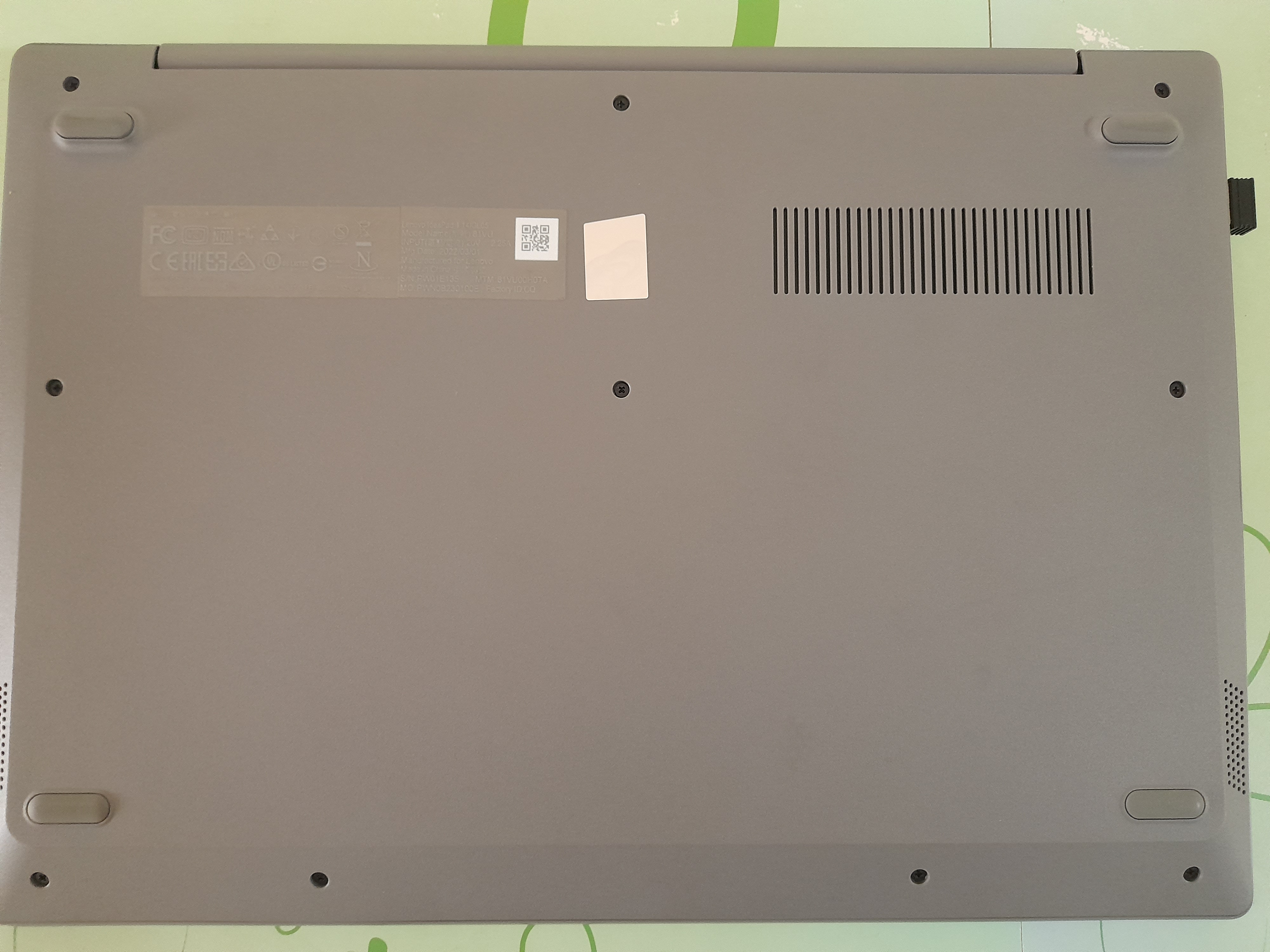 โน๊ตบุ๊ค NOTEBOOK LENOVO IDEAPAD 1 14IGL05-81VU00H0TA (14.0) PLATINUM GREY รูปที่ 2