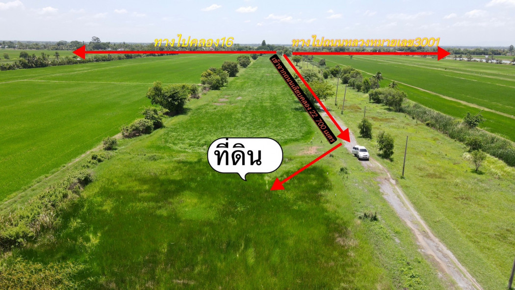 NYK-269 ขายที่ดินพระอาจารย์ 100 ตรว. คลอง 22 ราคายกแปลง 290,000 บาท ใกล้ถนนเส้น 3001 - 5.5 กม. อ.องครักษ์ จ.นครนายก รูปที่ 3