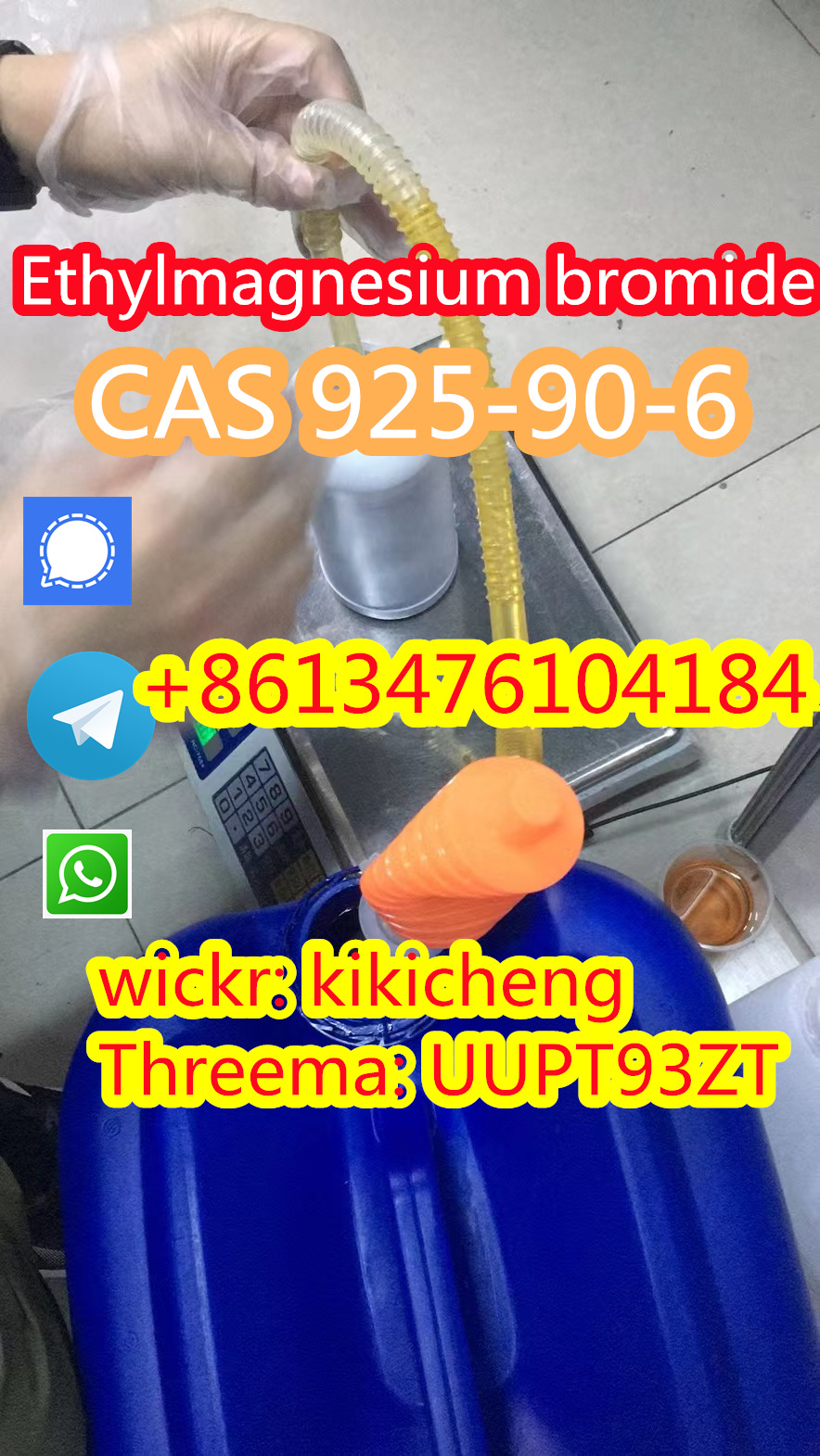 8613476104184 Safe Shipping Ethylmagnesium Bromide cas 925-90-6  รูปที่ 1