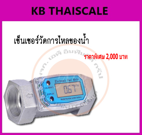 มิเตอร์วัดปริมาณการไหลของน้ำ น้ำมัน 20-120 ลิตรต่อนาที Diesel Fuel Flow Meter รูปที่ 1