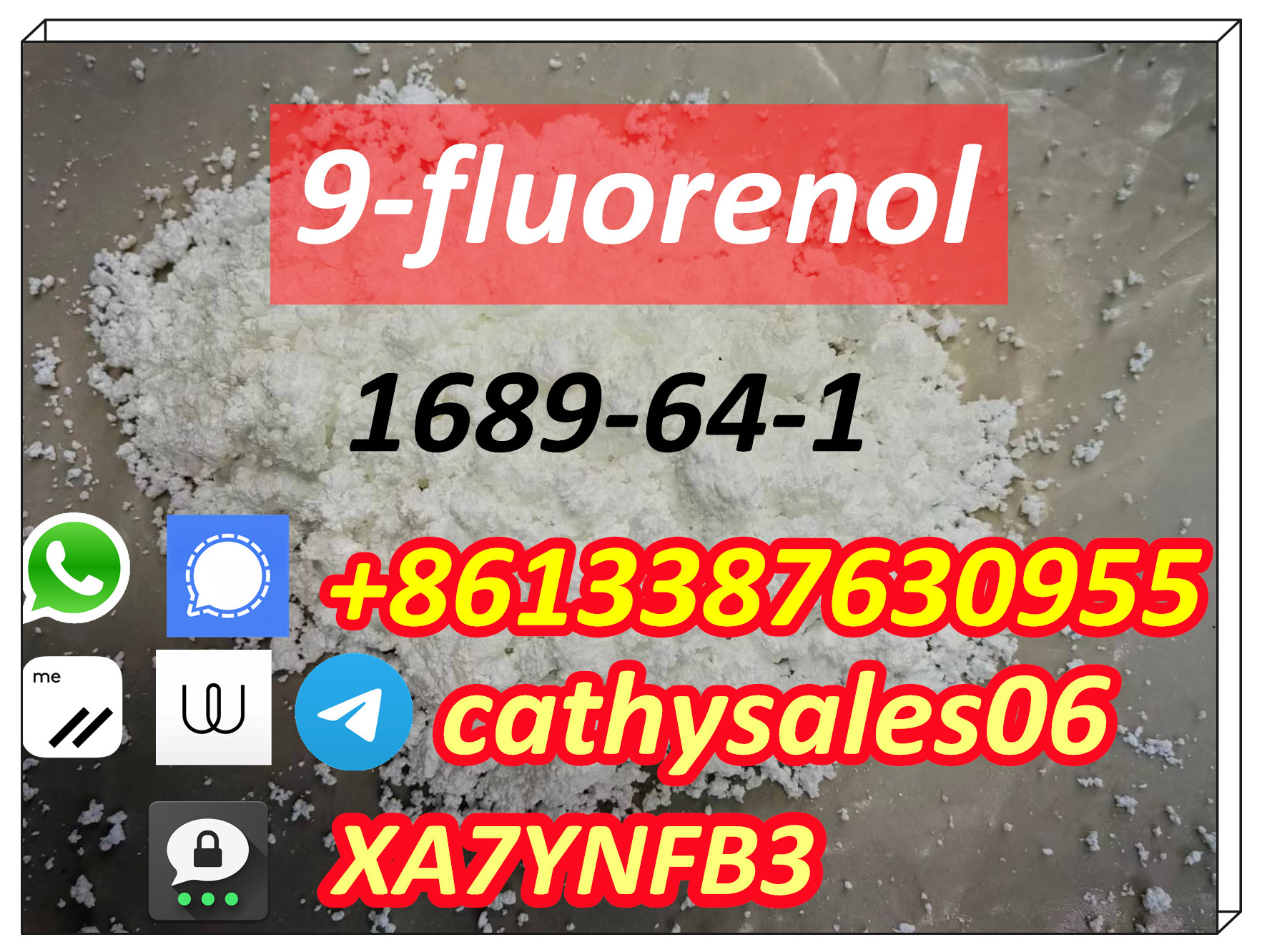 whatsApp:+8613387630955 9-fluorenol for sale รูปที่ 1