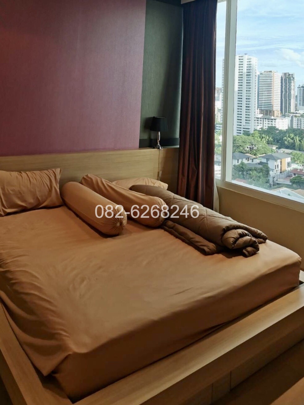 For rent Eight Thonglor Residence 1 Bedroom 48 Sqm. 40k 082-6268246 รูปที่ 1