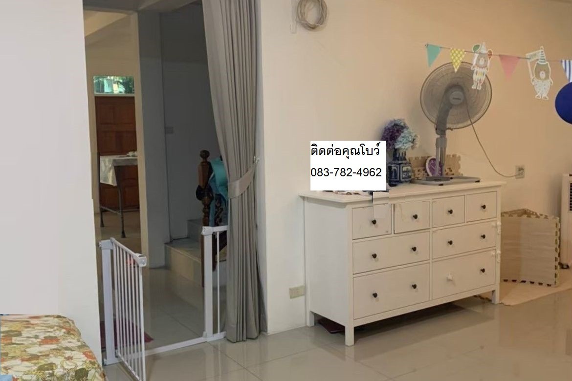 RENT  บ้านเดี่ยว 2 ชั้น ย่านสุทธิสาร  ปรับปรุงใหม่ทั้งหลัง  ใหม่ สะอาด พร้อมอยู่ ใกล้ MRTสุทธิสาร  รูปที่ 1