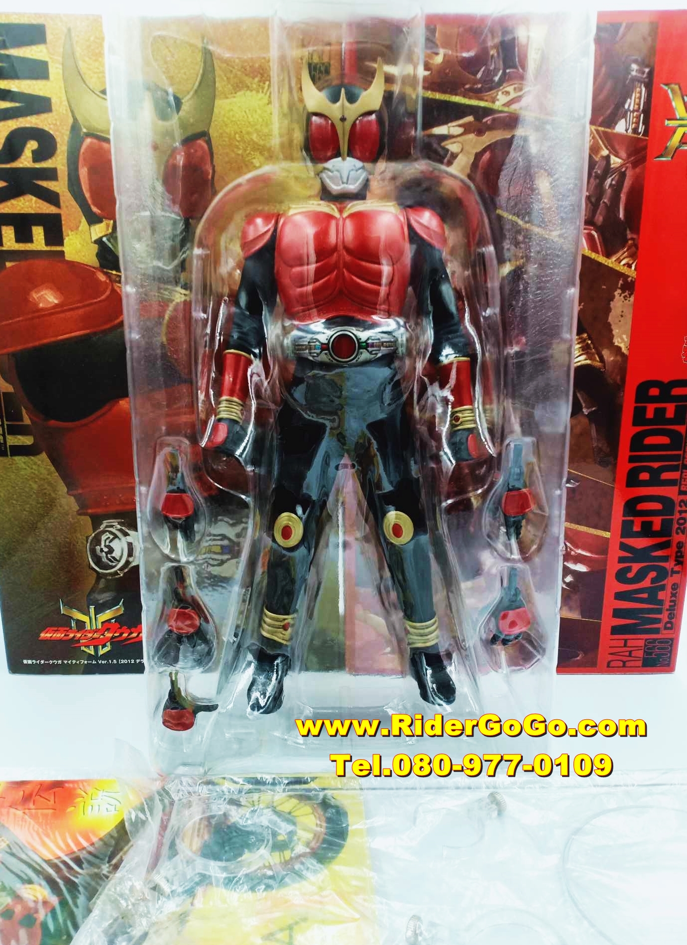 โมเดลชุดผ้ามาสค์ไรเดอร์คูกะ RAH No.566 Real Action Heroes DX Masked Rider Kuuga (Mighty Form) ของแท้จากประเทศญี่ปุ่น รูปที่ 4
