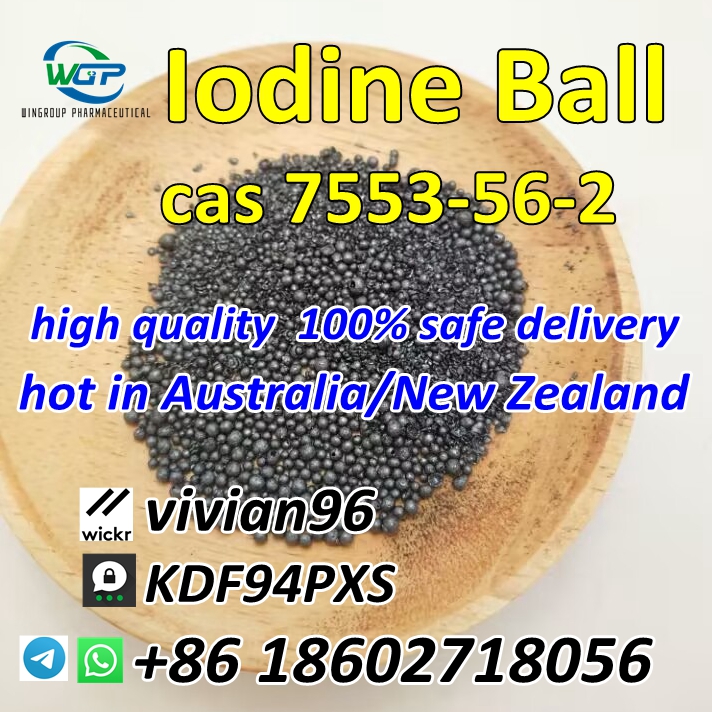 (wickr:vivian96) Factory Supply High Quality Iodine balls CAS 7553-56-2 to New Zealand/Australia  รูปที่ 1