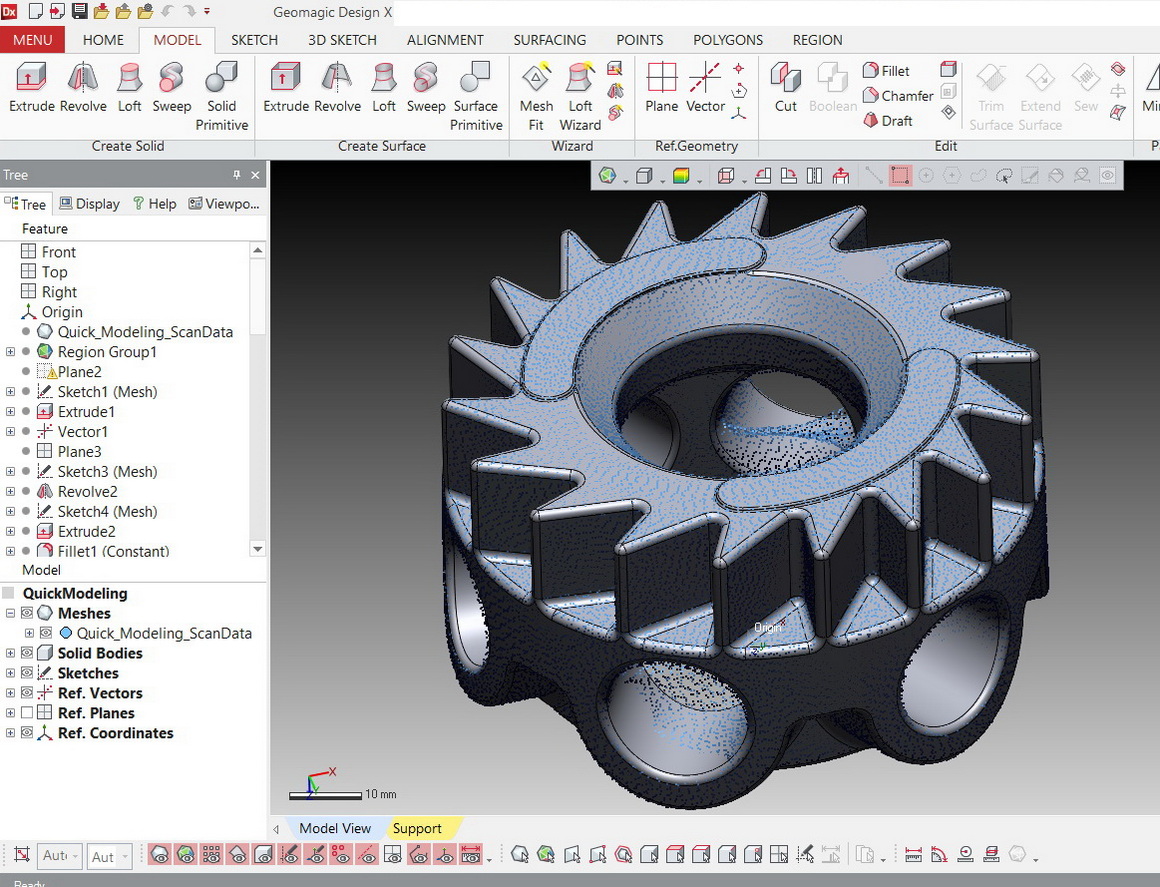 รับงาน SCAN 3D พร้อมปูผิว 3D reverse engineering รูปที่ 1