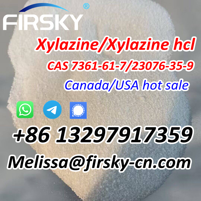 +86 13297917359 Xylazine HCL CAS 7361-61-7/23076-35-9 USA Hot Sale รูปที่ 1