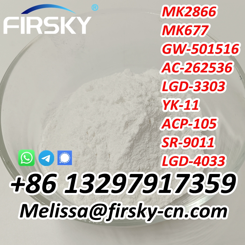 +86 13297917359 Sarms Raw Powder MK2866 MK677 GW-501516 YK-11 รูปที่ 1