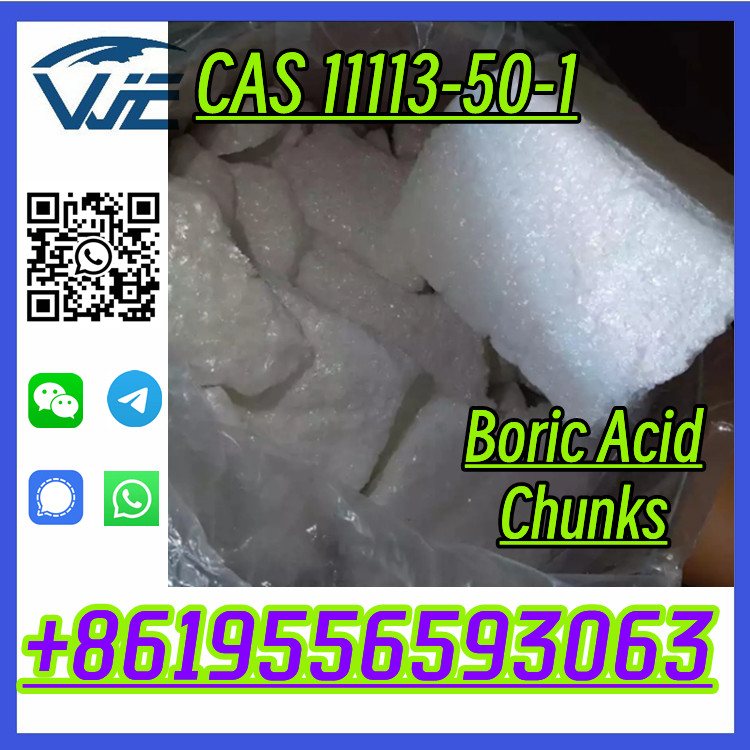 Manufacturer Supply Crystal Boric Acid Flakes CAS 11113-50-1 รูปที่ 1