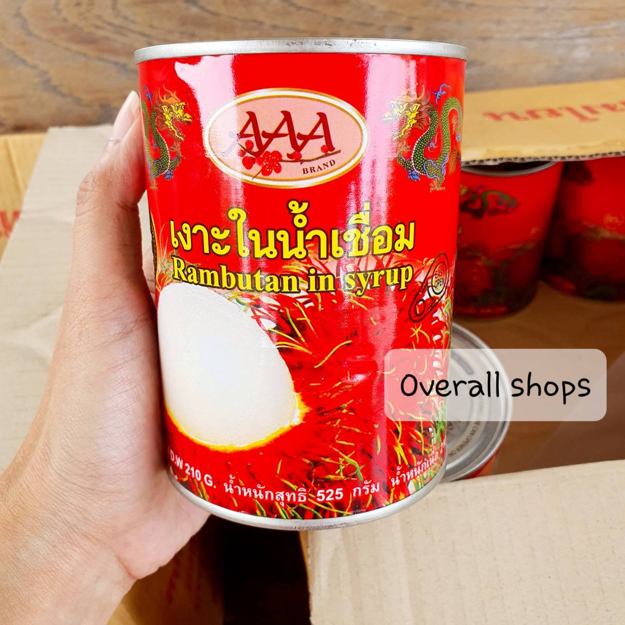 ลดราคา เงาะกระป๋อง AAA (แพ๊ค 3 กระป๋อง) ลูกใหญ่อร่อยมาก รูปที่ 3