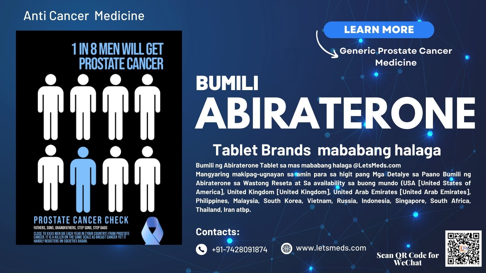 Generic Abiraterone Tablets in the Philippines รูปที่ 1