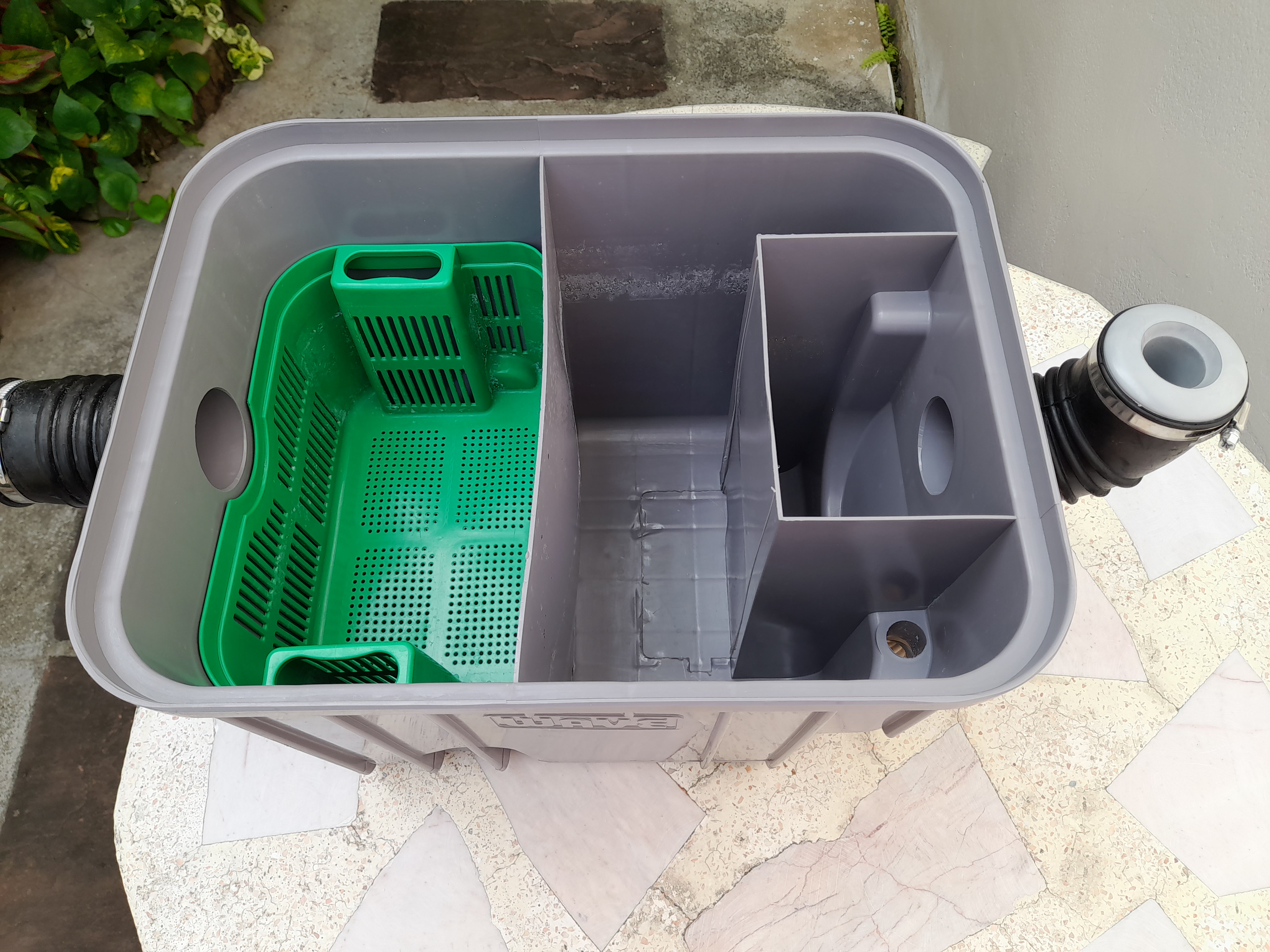 ถังดักไขมัน WAVE KIT ( 15 ลิตร )  แถมยางเกลียวกันกลิ่น รูปที่ 3