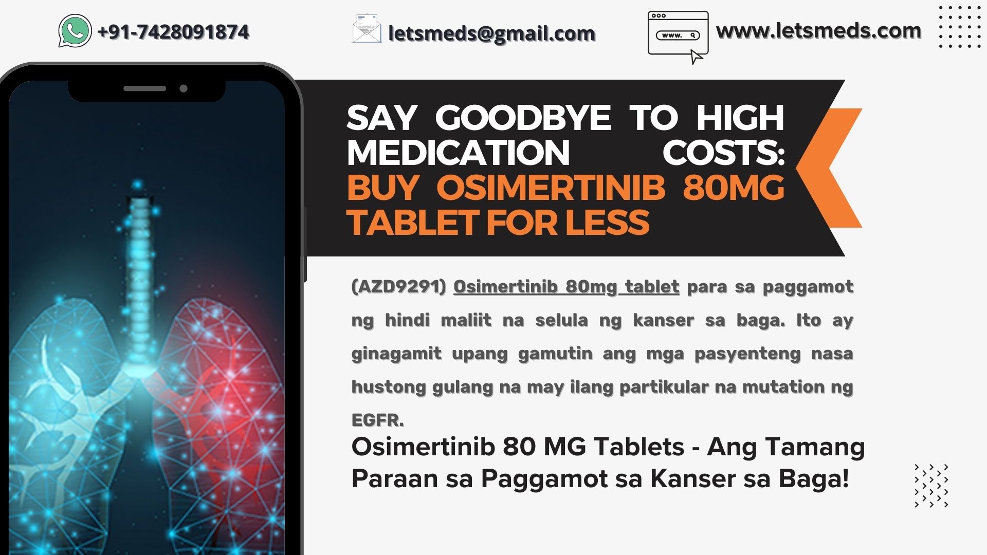 Osimertinib 80mg Tablet Price Online Philippines รูปที่ 3
